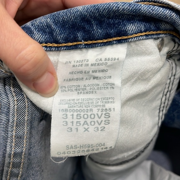 Wrangler Denim Cutoff Shorts Size 8/10 - Picture 5 of 5